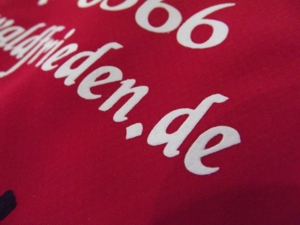 Flockdruck Deteilansicht